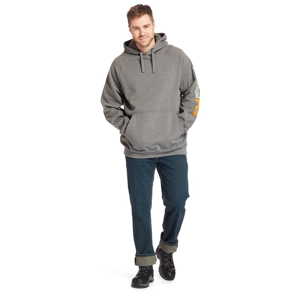 Hanorac Timberland Barbati Gri Inchis - Pro® Big & Tall Hood Honcho Sport Hoodie - Romania - XOUAWB0